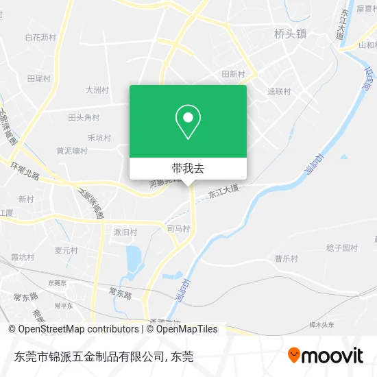 东莞市锦派五金制品有限公司地图