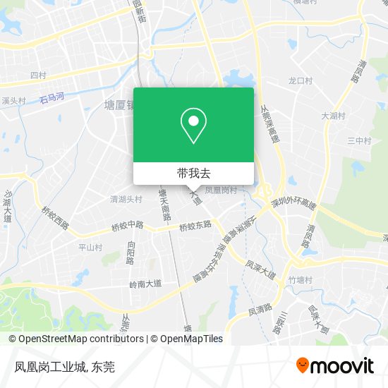 凤凰岗工业城地图