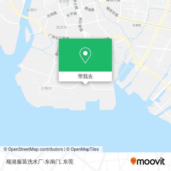 顺港服装洗水厂-东南门地图