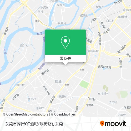 东莞市厚街QT酒吧(厚街店)地图