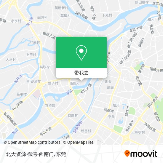 北大资源·御湾-西南门地图