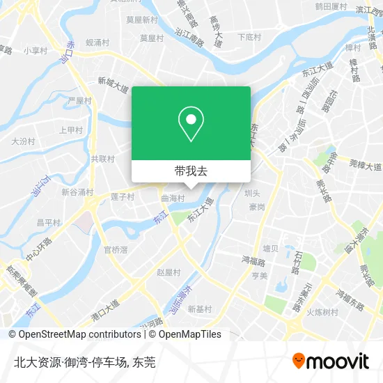 北大资源·御湾-停车场地图