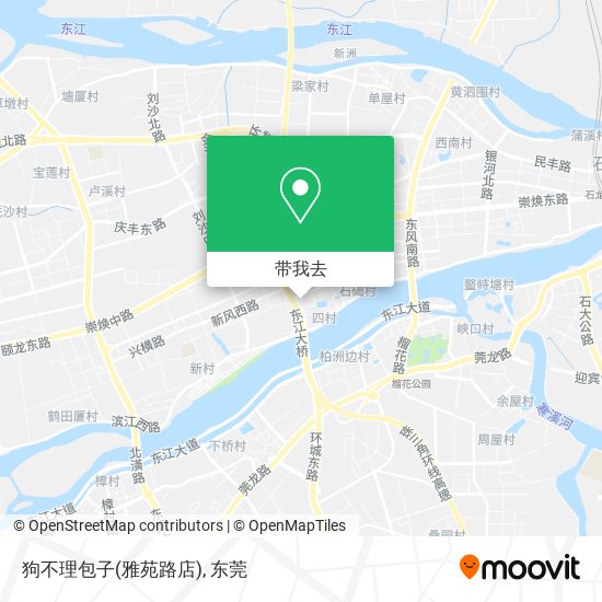 狗不理包子(雅苑路店)地图