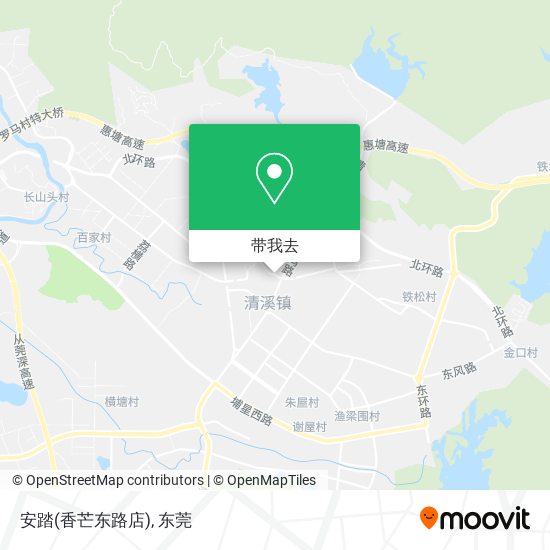 安踏(香芒东路店)地图