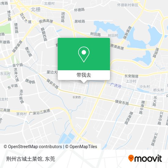 荆州古城土菜馆地图