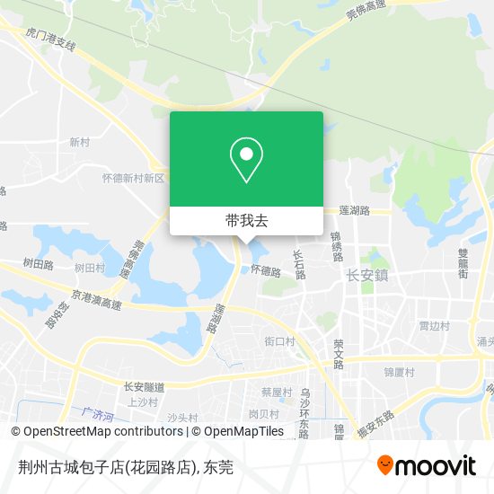 荆州古城包子店(花园路店)地图