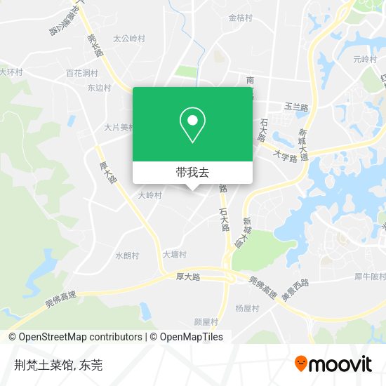 荆梵土菜馆地图