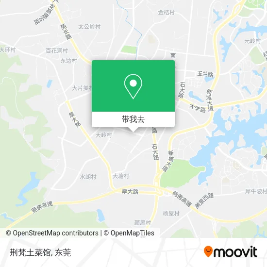 荆梵土菜馆地图