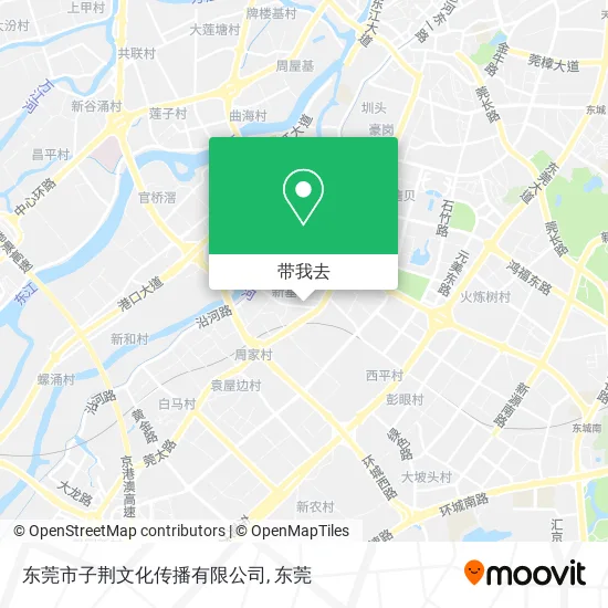 东莞市子荆文化传播有限公司地图