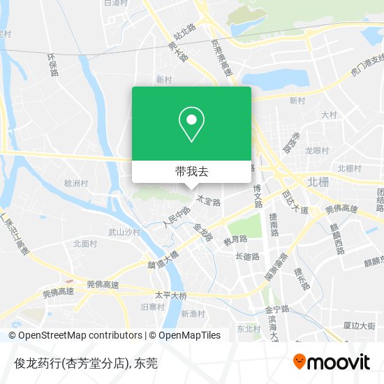俊龙药行(杏芳堂分店)地图