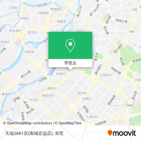 天福2661店(南城宏远店)地图