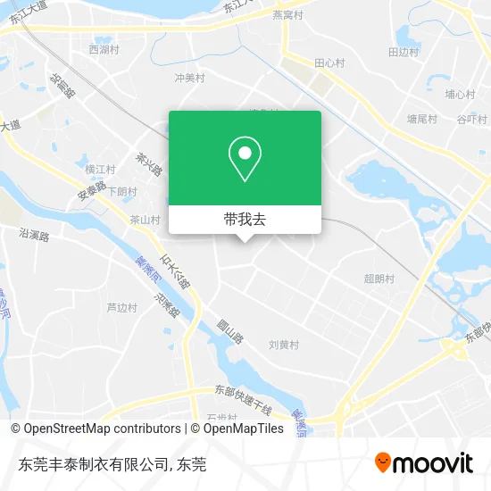 东莞丰泰制衣有限公司地图