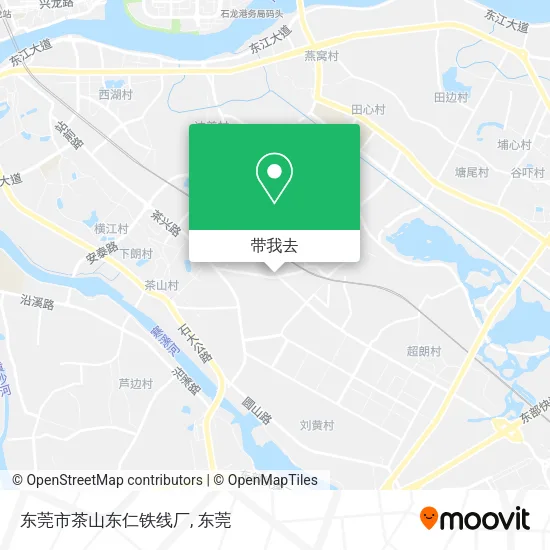 东莞市茶山东仁铁线厂地图