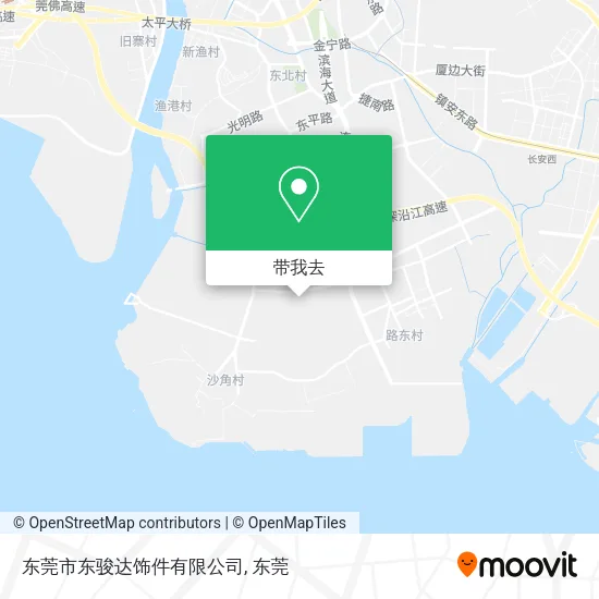 东莞市东骏达饰件有限公司地图