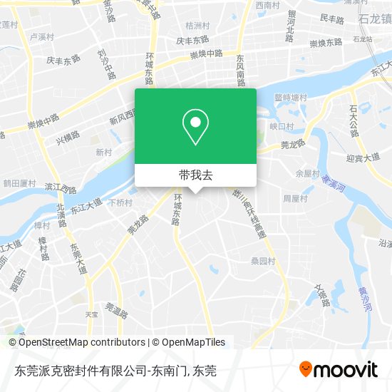 东莞派克密封件有限公司-东南门地图