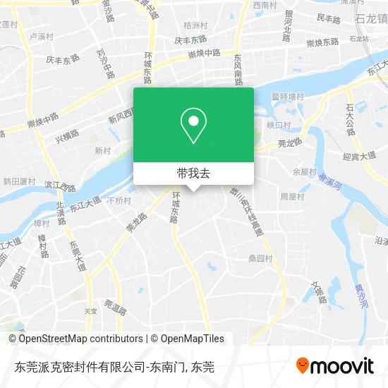 东莞派克密封件有限公司-东南门地图