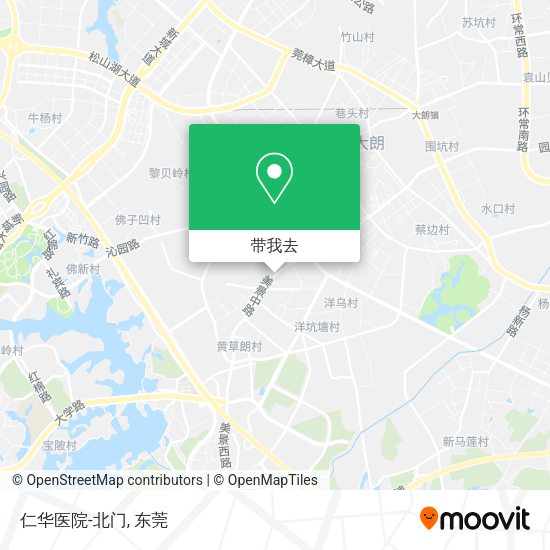 仁华医院-北门地图