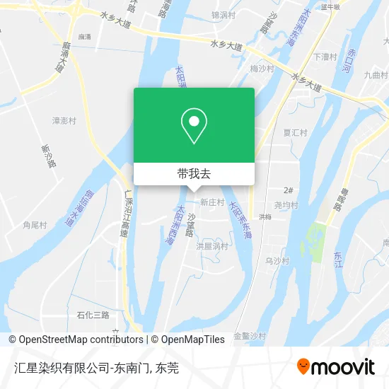 汇星染织有限公司-东南门地图
