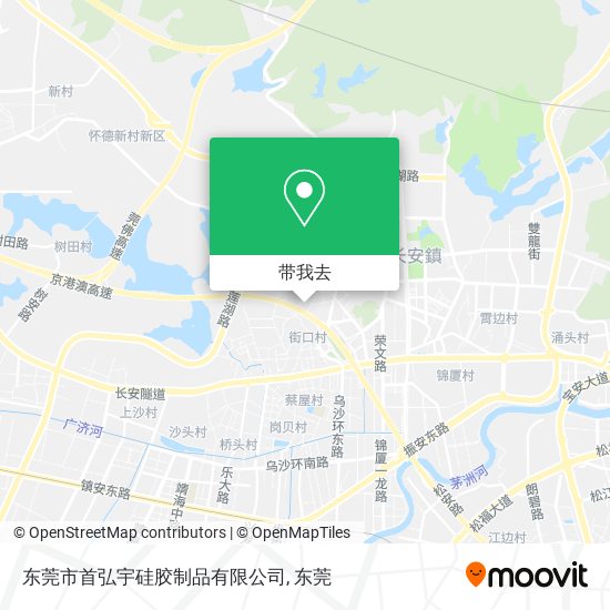 东莞市首弘宇硅胶制品有限公司地图