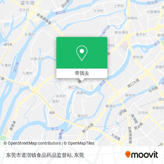 东莞市道滘镇食品药品监督站地图