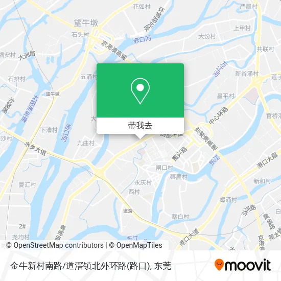 金牛新村南路/道滘镇北外环路(路口)地图