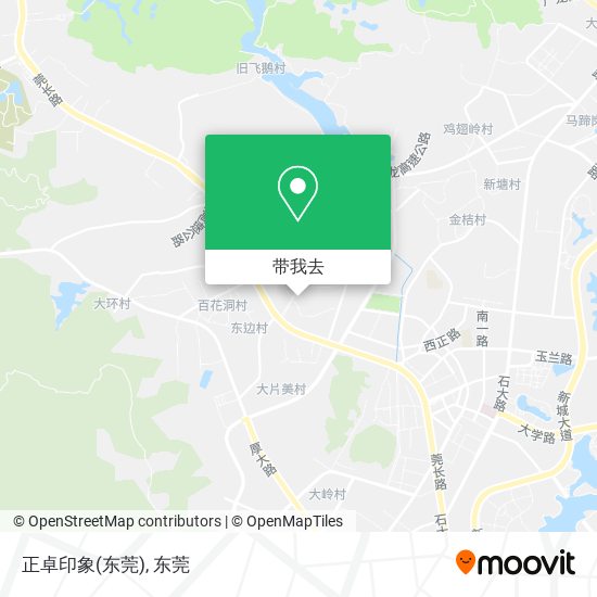 正卓印象(东莞)地图