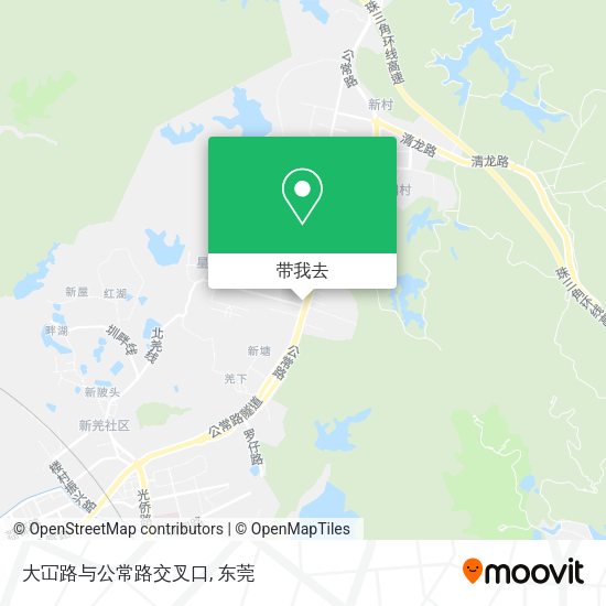 大冚路与公常路交叉口地图