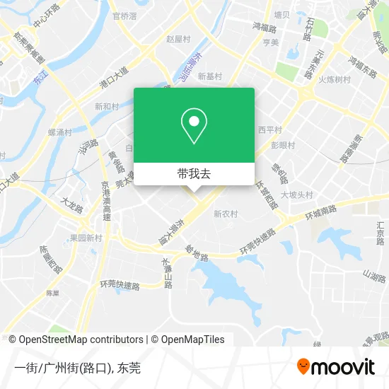 一街/广州街(路口)地图