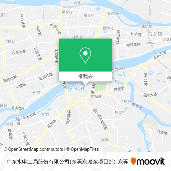 广东水电二局股份有限公司(东莞东城东项目部)地图