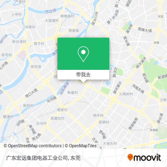 广东宏远集团电器工业公司地图