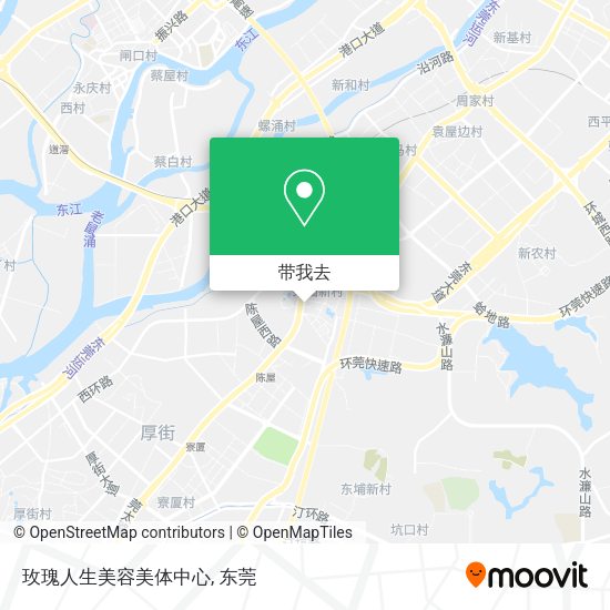 玫瑰人生美容美体中心地图