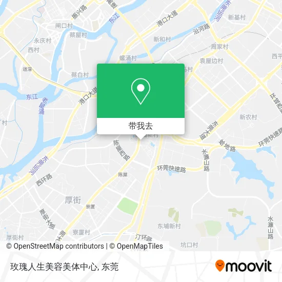 玫瑰人生美容美体中心地图