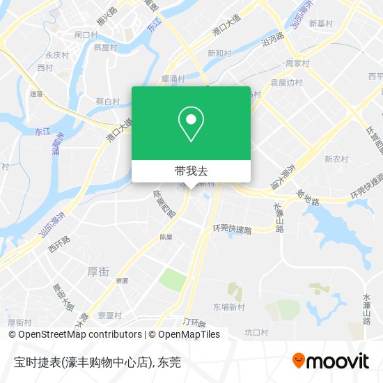 宝时捷表(濠丰购物中心店)地图