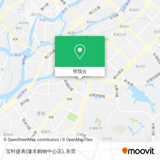 宝时捷表(濠丰购物中心店)地图