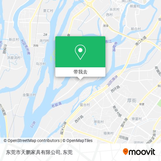 东莞市天鹏家具有限公司地图