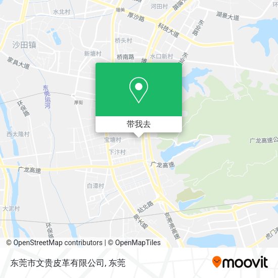 东莞市文贵皮革有限公司地图