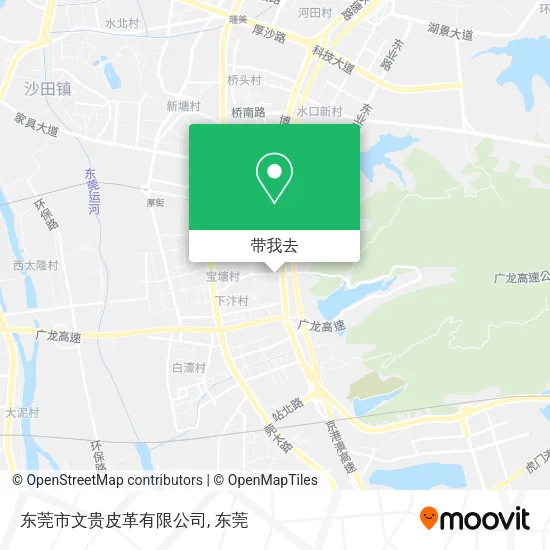 东莞市文贵皮革有限公司地图