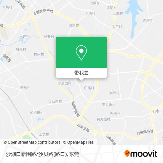 沙湖口新围路/沙贝路(路口)地图