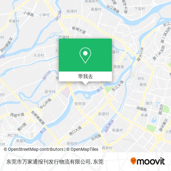 东莞市万家通报刊发行物流有限公司地图