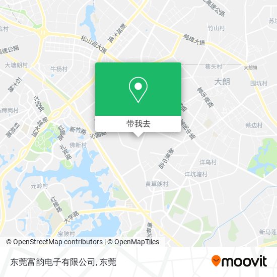 东莞富韵电子有限公司地图