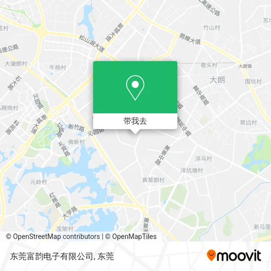 东莞富韵电子有限公司地图