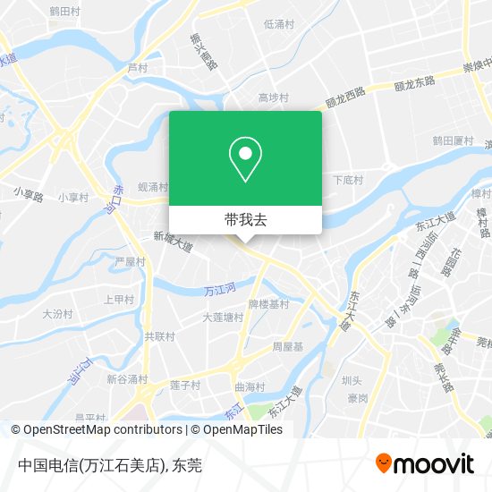 中国电信(万江石美店)地图