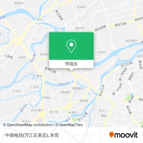 中国电信(万江石美店)地图