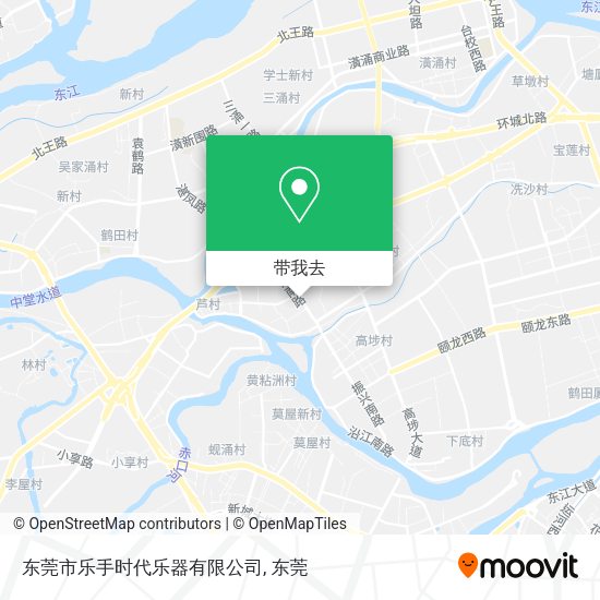 东莞市乐手时代乐器有限公司地图