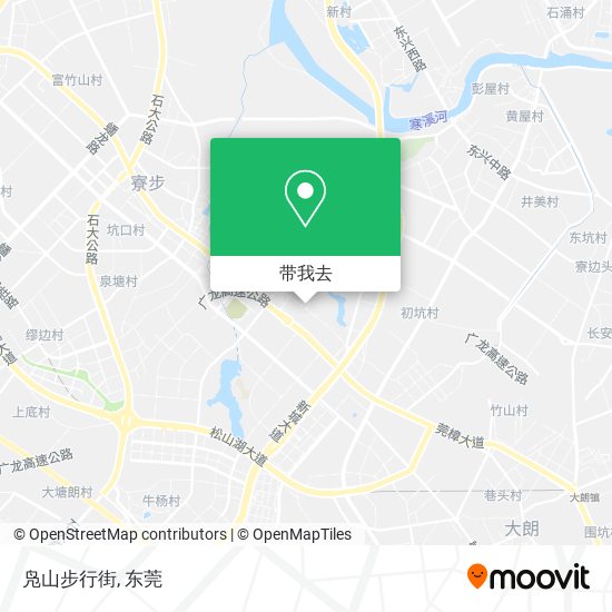 凫山步行街地图