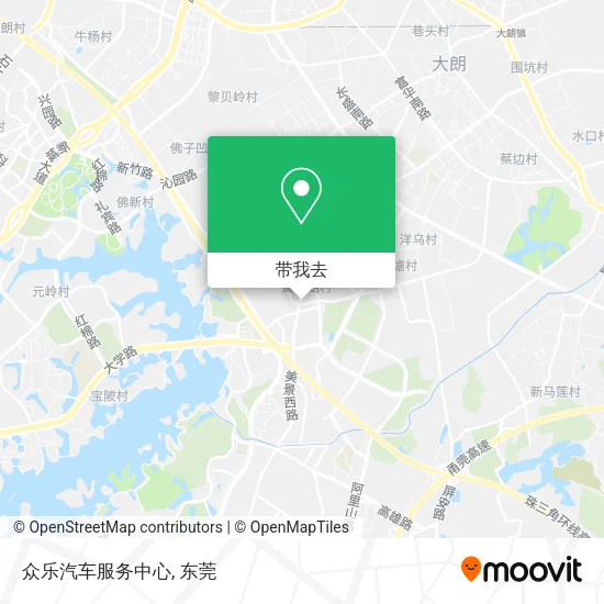 众乐汽车服务中心地图
