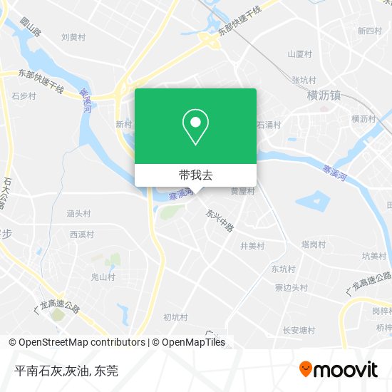 平南石灰,灰油地图