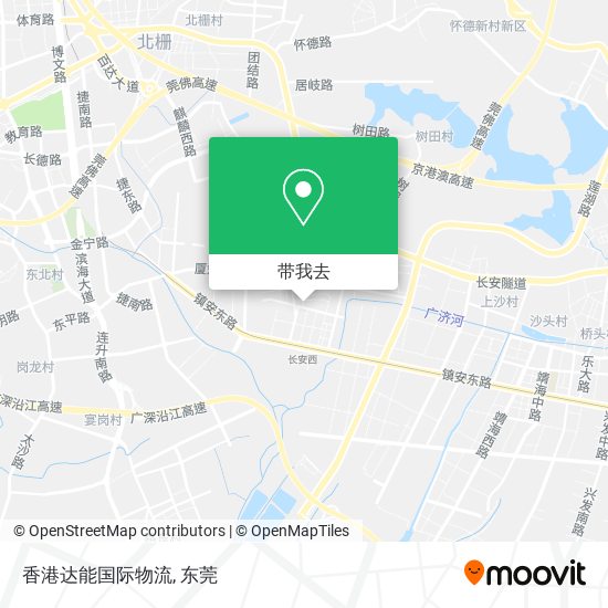 香港达能国际物流地图