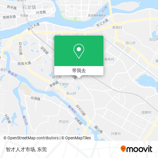智才人才市场地图