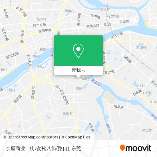 余屋商业二街/勿松八街(路口)地图